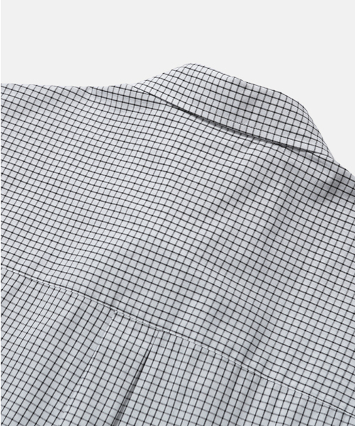 MOIF（モイフ）の「[SS26] UNIFORM H/S SHIRT / WHITE GRID（シャツ/ブラウス・メンズ・その他・1(S)/2(M)/3(L)）」の10枚目の写真