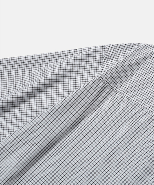 MOIF（モイフ）の「[SS26] UNIFORM H/S SHIRT / WHITE GRID（シャツ/ブラウス・メンズ・その他・1(S)/2(M)/3(L)）」の11枚目の写真
