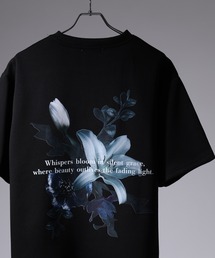 SUGGESTION フラワーデジタルプリントTシャツ 半袖