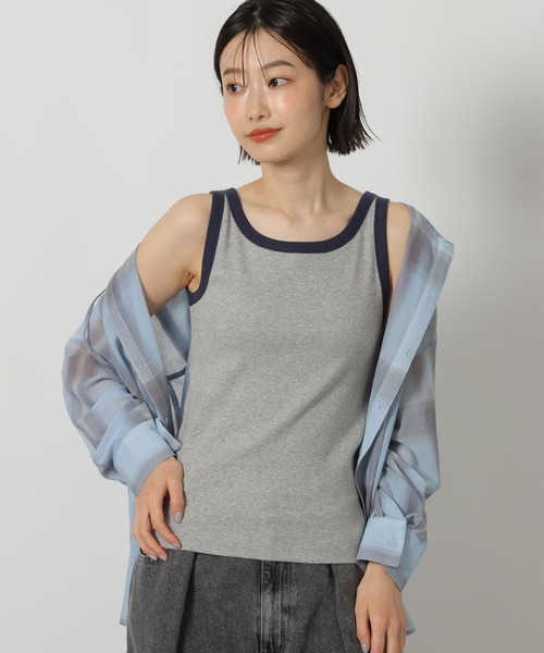 LAKOLE（ラコレ）の「コットンテレコタンク / 671510（タンクトップ・レディース・オフホワイト/グレー/イエロー/ブラック・FREE）」の14枚目の写真