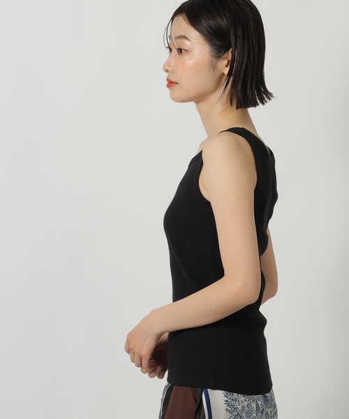 LAKOLE（ラコレ）の「コットンテレコタンク / 671510（タンクトップ・レディース・オフホワイト/グレー/イエロー/ブラック・FREE）」の18枚目の写真