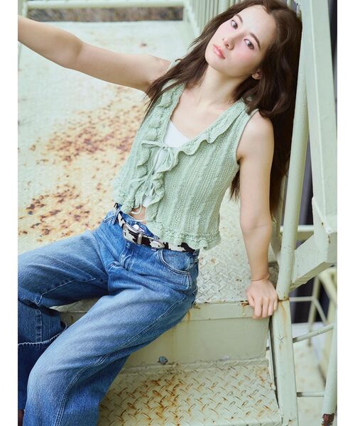CALNAMUR(カルナムール)の「【Wrangler】デニムパンツ(デニムパンツ・レディース・ブルー/ライトブルー・X-SMALL/MEDIUM/SMALL)」の7枚目の写真