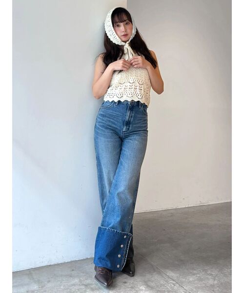 CALNAMUR(カルナムール)の「【Wrangler】デニムパンツ(デニムパンツ・レディース・ブルー/ライトブルー・X-SMALL/MEDIUM/SMALL)」の9枚目の写真