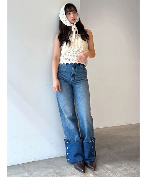 CALNAMUR(カルナムール)の「【Wrangler】デニムパンツ(デニムパンツ・レディース・ブルー/ライトブルー・X-SMALL/MEDIUM/SMALL)」の10枚目の写真