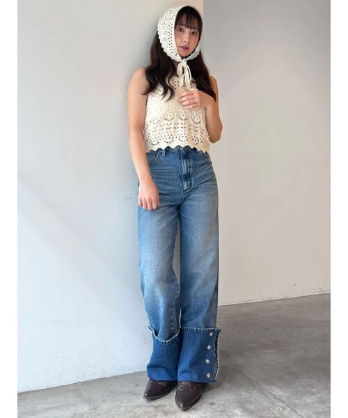 CALNAMUR(カルナムール)の「【Wrangler】デニムパンツ(デニムパンツ・レディース・ブルー/ライトブルー・X-SMALL/MEDIUM/SMALL)」の11枚目の写真