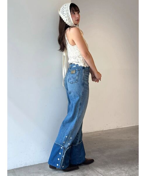 CALNAMUR(カルナムール)の「【Wrangler】デニムパンツ(デニムパンツ・レディース・ブルー/ライトブルー・X-SMALL/MEDIUM/SMALL)」の12枚目の写真