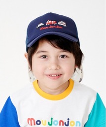 moujonjon（ムージョンジョン）の「働く車刺繍メッシュキャップ（キャップ）」