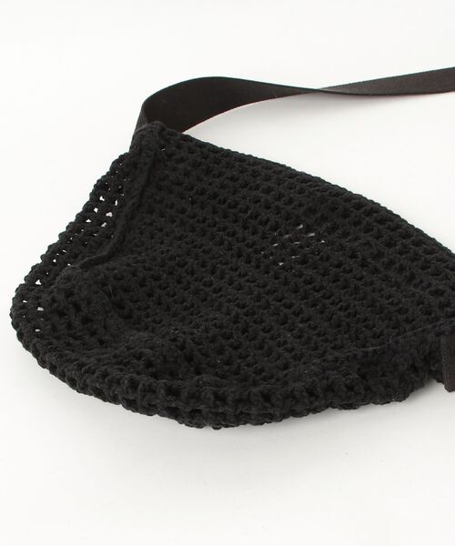 MacMahon Knitting Mills(マクマホン ニッティング ミルズ)の「MacMahon Knitting Mills Mesh Shoulder Bag-Medium マクマホンニッティングミルズ メッシュショルダーバッグミディアム(ショルダーバッグ・メンズ・ホワイト系その他/ブラック系その他・FREE)」の11枚目の写真