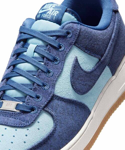 NIKE(ナイキ)の「エア フォース 1 '07 LV8 「デニム」 メンズシューズ/ Air Force 1 '07 LV8 "Denim" Men's Shoes IR0951-400 Navy(スニーカー・メンズ・ネイビー・24/24.5/25/29/29.5/30/25.5/26/26.5/27/27.5/28/28.5)」の9枚目の写真