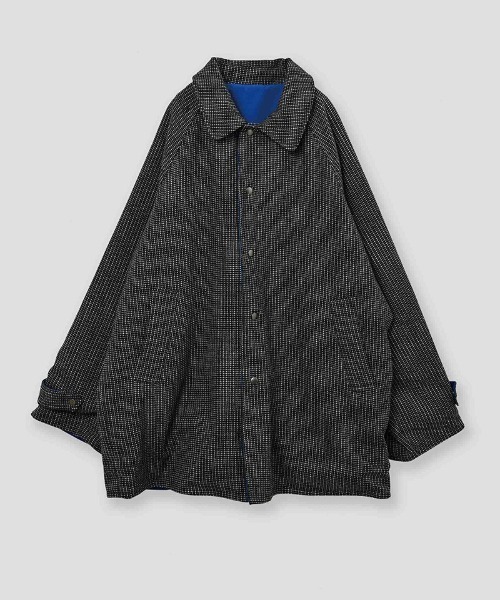 Kelen(ケレン)の「mj11585-MAX REVERSIBLE CHECK COAT リバーシブルコート(KLM26FJK1126)(その他アウター・メンズ・チャコール/ブラウン系その他/ネイビー系・42/40/38)」の3枚目の写真