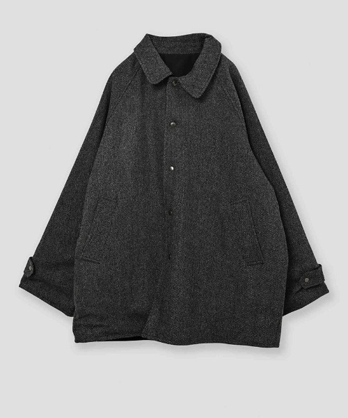Kelen(ケレン)の「mj11585-MAX REVERSIBLE CHECK COAT リバーシブルコート(KLM26FJK1126)(その他アウター・メンズ・チャコール/ブラウン系その他/ネイビー系・42/40/38)」の2枚目の写真