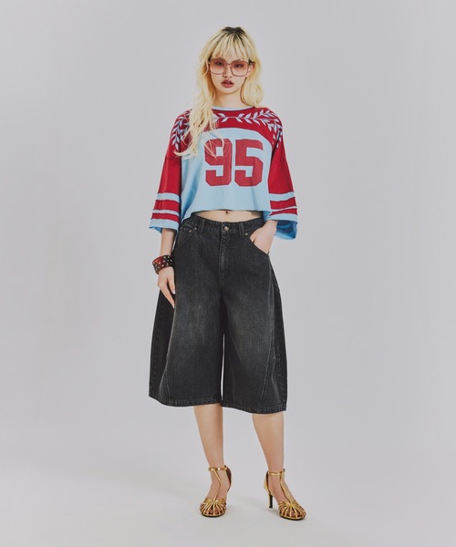 anna sui nyc(アナ スイ エヌ ワイ シー)の「カットオフNo.Tシャツ(Tシャツ/カットソー・レディース・グリーン/ワイン/ネイビー・FREE)」の17枚目の写真