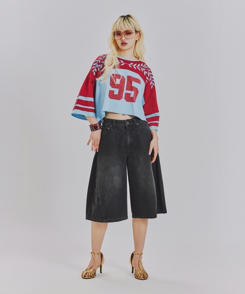 anna sui nyc(アナ スイ エヌ ワイ シー)の「カットオフNo.Tシャツ(Tシャツ/カットソー・レディース・グリーン/ワイン/ネイビー・FREE)」の18枚目の写真