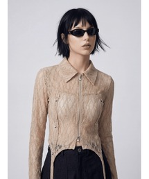 neith.（ネイス）の「neith./ネイス/Classic Lace Shirt(Beige
