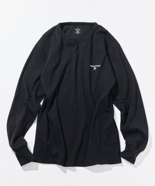 NAUTICA(ノーティカ)の「NAUTICA/ノーティカ Essentials タイトフィット L/S クルーネックTシャツ(Tシャツ/カットソー・メンズ・ホワイト/ブラック/チャコールグレー/グレー・SMALL/MEDIUM/LARGE)」の19枚目の写真