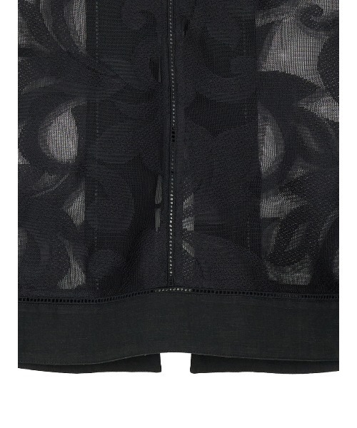 Ameri(アメリ)の「MEDI SHEER DAMASK JACQUARD BLOUSE(シャツ/ブラウス・レディース・ブラック/オフホワイト・FREE)」の9枚目の写真