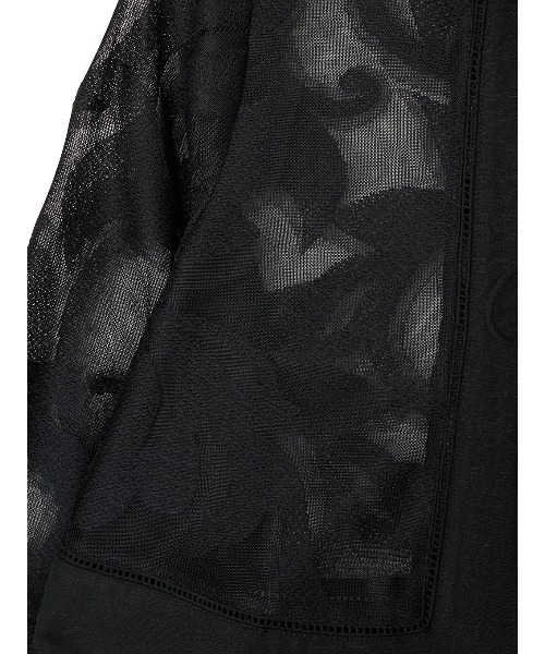 Ameri(アメリ)の「MEDI SHEER DAMASK JACQUARD BLOUSE(シャツ/ブラウス・レディース・ブラック/オフホワイト・FREE)」の10枚目の写真