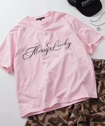 SlashDate | 【82】総柄ワッペンロゴ クラウンワッペンロゴ カーシブロゴ クルーネックTシャツ/ユニセックス/レディース/メンズ【セットアップ可能】(Tシャツ/カットソー)