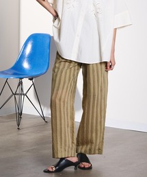 (GENE HEAVENS)DOBBY STRIPE EASY PANTS