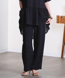 ROSE BUD | (GENE HEAVENS)DOBBY STRIPE EASY PANTS(その他パンツ)