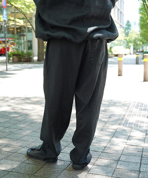 JOURNAL STANDARD LUXE(ジャーナルスタンダード ラックス)の「レオパリネン タックイージーパンツ(その他パンツ・レディース・ブラック/ブラウン系その他・SMALL/MEDIUM)」の22枚目の写真