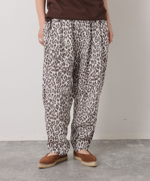 JOURNAL STANDARD LUXE(ジャーナルスタンダード ラックス)の「レオパリネン タックイージーパンツ(その他パンツ・レディース・ブラック/ブラウン系その他・SMALL/MEDIUM)」の11枚目の写真