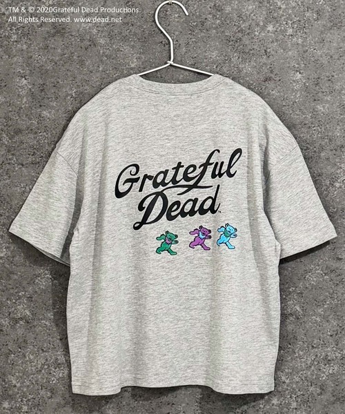 Grateful Dead(グレイトフルデッド)の「GRATEFULDEAD グレイトフルデッド バックプリント BIG T(Tシャツ/カットソー・キッズ・グレー系その他/杢グレー/ダークグリーン系/ブラック/ホワイト系その他/チャコール/ネイビー/オフホワイト・160cm/110cm/150cm/140cm/130cm/120cm)」の4枚目の写真