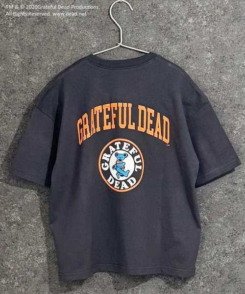 Grateful Dead(グレイトフルデッド)の「GRATEFULDEAD グレイトフルデッド バックプリント BIG T(Tシャツ/カットソー・キッズ・グレー系その他/杢グレー/ダークグリーン系/ブラック/ホワイト系その他/チャコール/ネイビー/オフホワイト・160cm/110cm/150cm/140cm/130cm/120cm)」の5枚目の写真