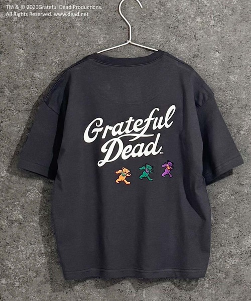 Grateful Dead(グレイトフルデッド)の「GRATEFULDEAD グレイトフルデッド バックプリント BIG T(Tシャツ/カットソー・キッズ・グレー系その他/杢グレー/ダークグリーン系/ブラック/ホワイト系その他/チャコール/ネイビー/オフホワイト・160cm/110cm/150cm/140cm/130cm/120cm)」の6枚目の写真