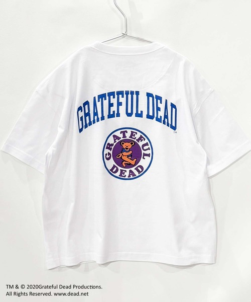 Grateful Dead(グレイトフルデッド)の「GRATEFULDEAD グレイトフルデッド バックプリント BIG T(Tシャツ/カットソー・キッズ・グレー系その他/杢グレー/ダークグリーン系/ブラック/ホワイト系その他/チャコール/ネイビー/オフホワイト・160cm/110cm/150cm/140cm/130cm/120cm)」の18枚目の写真