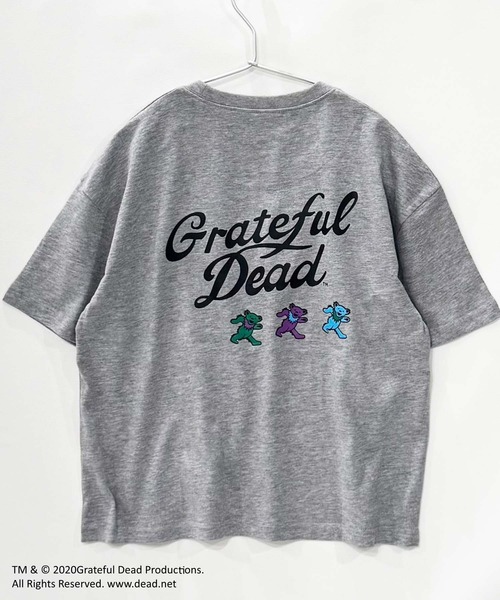 Grateful Dead(グレイトフルデッド)の「GRATEFULDEAD グレイトフルデッド バックプリント BIG T(Tシャツ/カットソー・キッズ・グレー系その他/杢グレー/ダークグリーン系/ブラック/ホワイト系その他/チャコール/ネイビー/オフホワイト・160cm/110cm/150cm/140cm/130cm/120cm)」の20枚目の写真