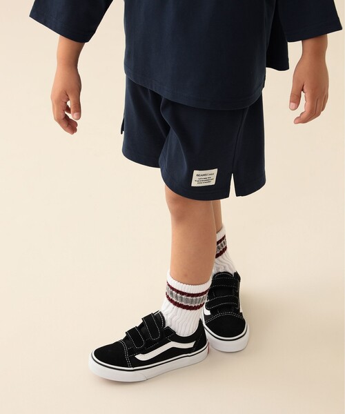 BEAMS mini（ビームスミニ）の「ナンバリング 天竺 セット 2026FW (90～150cm) 通園 通学 セットアップ（サロペット/オーバーオール・キッズ・ネイビー/ライトグレー/ブルー系その他2・110/100/140/130/90/120/150）」の6枚目の写真