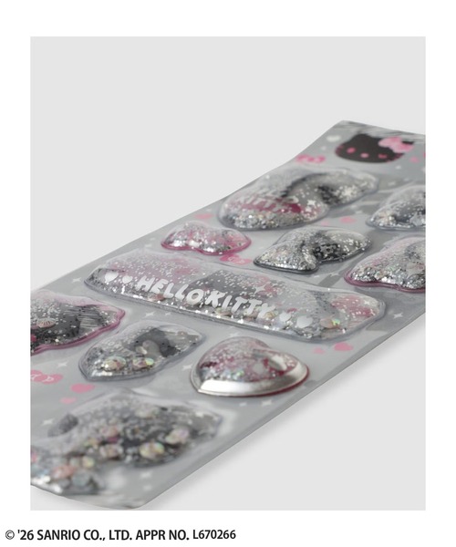 sanrio（サンリオ）の「Hello Kitty ハローキティ キラキラカプセルシール（ステッカー/テープ・キッズ・ブルー/レオパード/ゼブラ/ピンク・FREE）」の14枚目の写真