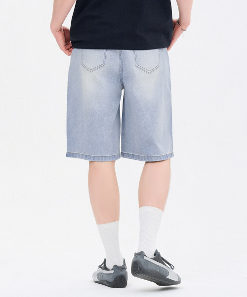 CHASECULT（チェイスカルト）の「男性5部ウォッシングバミューダデニム-FCRK2624E0D（その他パンツ・メンズ・スカイブルー・70/76/82/86/92）」の5枚目の写真