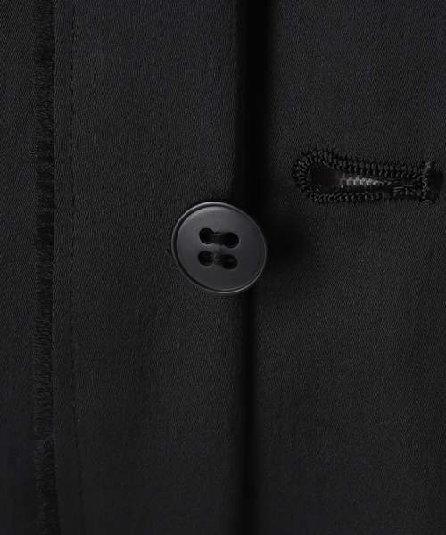 plage(プラージュ)の「《追加》Light nocollar ジャケット 2(ノーカラージャケット・レディース・アイボリー/ブラック・38/36)」の6枚目の写真