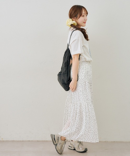 Another Branch olive des olive(アナザーブランチオリーブデオリーブ)の「お花×ラインストーンBIGTシャツ(Tシャツ/カットソー・レディース・ホワイト系その他/オフホワイト/スミクロ/ブラック系その他・FREE)」の19枚目の写真