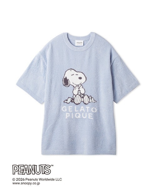 PEANUTS】【HOMME】スムーズィージャガードプルオーバー（ルームウェア
