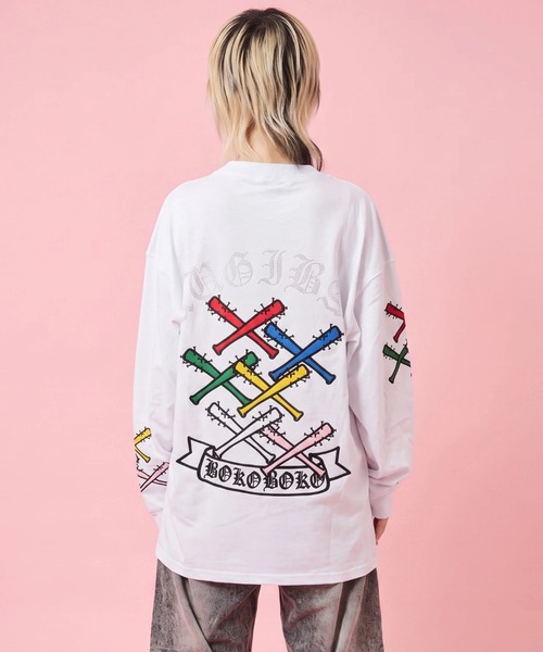 GALFY（ガルフィー）の「A'GEM/9 × .kom 『GALFY/ガルフィー』釘バットHERTS長袖Tシャツ（Tシャツ/カットソー・メンズ・ホワイト/ブラック/カモフラージュ・L）」の10枚目の写真