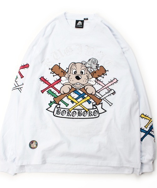 GALFY（ガルフィー）の「A'GEM/9 × .kom 『GALFY/ガルフィー』釘バットHERTS長袖Tシャツ（Tシャツ/カットソー・メンズ・ホワイト/ブラック/カモフラージュ・L）」の15枚目の写真