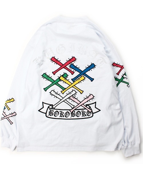 GALFY（ガルフィー）の「A'GEM/9 × .kom 『GALFY/ガルフィー』釘バットHERTS長袖Tシャツ（Tシャツ/カットソー・メンズ・ホワイト/ブラック/カモフラージュ・L）」の16枚目の写真
