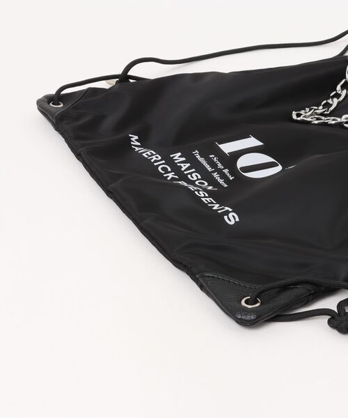 Scrap Book（スクラップブック）の「【MAISON MAVERICK PRESENTS 】MAVERICK LOGO Nylon Bag（バックパック/リュック・レディース・ブラック・FREE）」の2枚目の写真