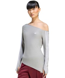 adidas ONE SHOULDER ASYMMETRIC TOP / アディダス ワンショルダー アシンメトリック トップ