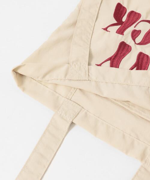 URBAN RESEARCH Sonny Label(アーバンリサーチサニーレーベル)の「ナイロン刺繍トートバッグ(トートバッグ・レディース・ブラウン/オフホワイト/ブルー・ONE)」の6枚目の写真