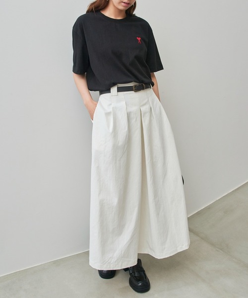 SETUP7（セットアップセブン）の「【AMI PARIS】AMI SMALL HEART LOGO HALF T-SHIRTS（Tシャツ/カットソー・メンズ・ブラック/ホワイト・S/M/L/XL）」の18枚目の写真