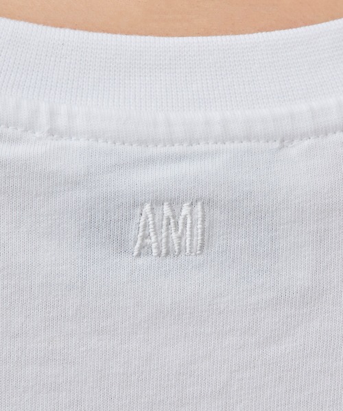 SETUP7（セットアップセブン）の「【AMI PARIS】AMI SMALL HEART LOGO HALF T-SHIRTS（Tシャツ/カットソー・メンズ・ブラック/ホワイト・S/M/L/XL）」の13枚目の写真