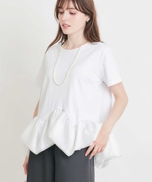 PICCIN PERLA | マーメイドペプラムプルオーバー(Tシャツ/カットソー)