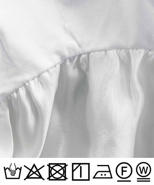 PICCIN PERLA(ピッチンペルラ)の「マーメイドペプラムプルオーバー(Tシャツ/カットソー・レディース・オフホワイト/ブラック・M)」の20枚目の写真