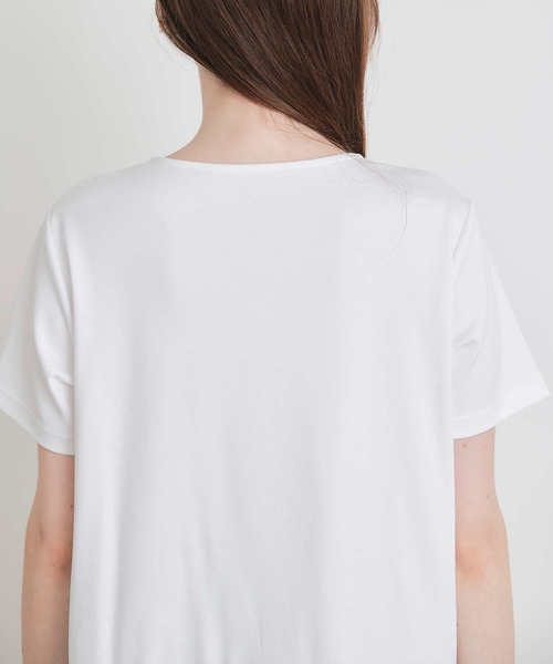 PICCIN PERLA(ピッチンペルラ)の「マーメイドペプラムプルオーバー(Tシャツ/カットソー・レディース・オフホワイト/ブラック・M)」の18枚目の写真