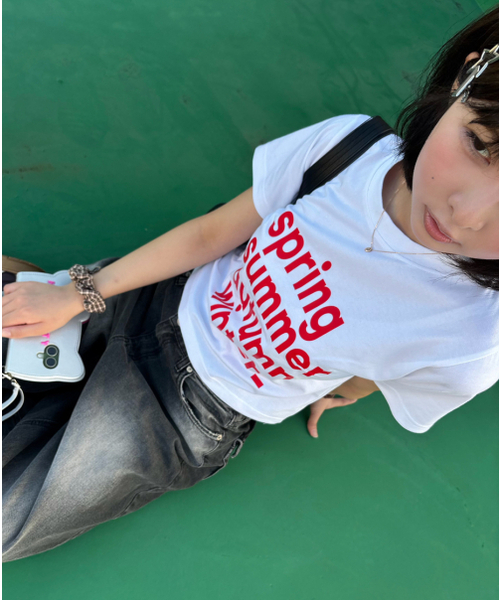 REBRENNER（リブレンナー）の「DTFフォーシーズンクールコットンウィメンズクロップ半袖Tシャツブラック（Tシャツ/カットソー・レディース・ブラック・SMALL/MEDIUM/LARGE）」の14枚目の写真