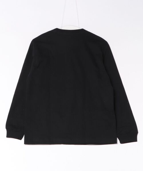 HANES(ヘインズ)の「Hanes/ヘインズ PEANUTS×BEEFY-T クルーネックロングスリーブTシャツ(プリント違い)(Tシャツ/カットソー・メンズ・ホワイト/ブラック・M/XL/L/S)」の3枚目の写真
